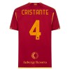 Camiseta de fútbol AS Roma Cristante 4 Primera Equipación 23-24 - Hombre